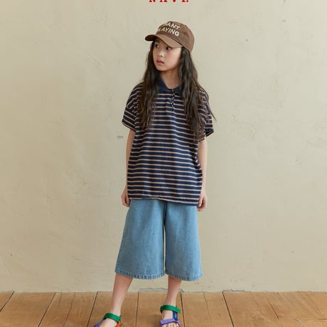 navi/8. kally denim - bermuda pants 2XL-JL