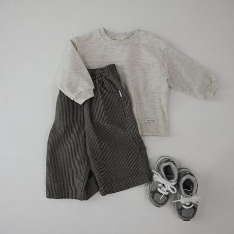 thebeige/27. Stripe wide pants XXS-L