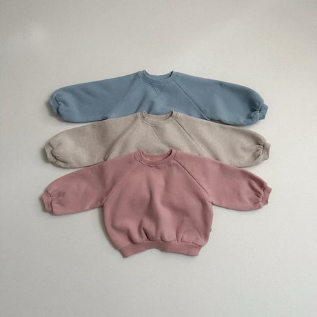 minirobe/39. raglan rounded sweatshirt S-XL