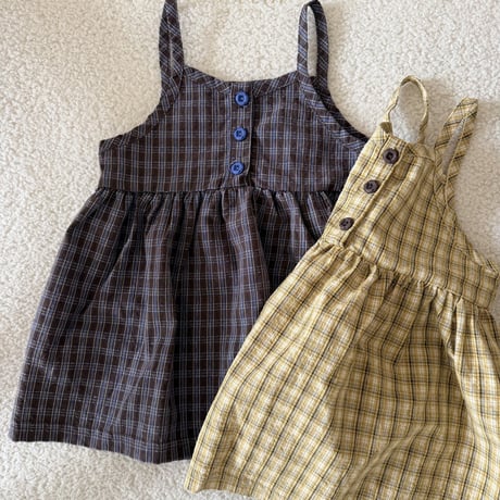 lovin/11. autumn check one-piece 1-11