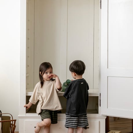 oatmeal/13. towel st half pants XS-XL
