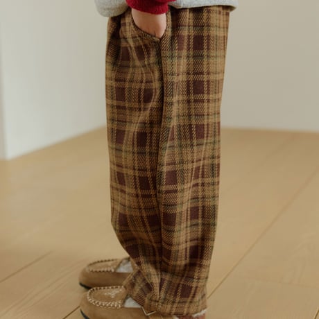hikiki/19. mojik check pants 5-11