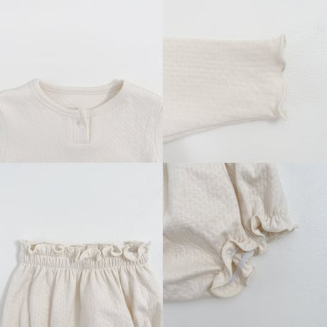 oottbebe/51. kozi set bloomer S(0-6M)-M(6-12M)