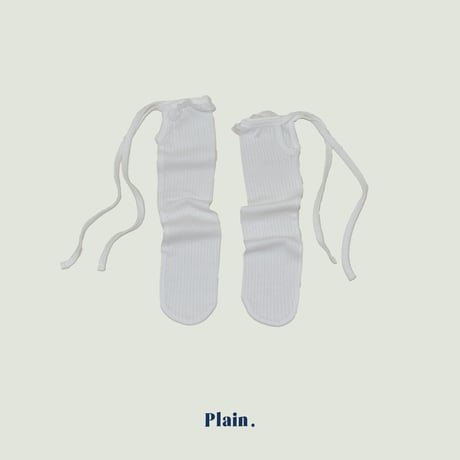 plain/16. plain lace socks FREE