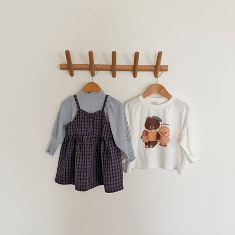 lovin/11. autumn check one-piece 1-11