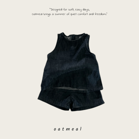 oatmeal/3. daily denim set XS-XL