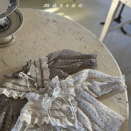 marron/33. ruru star blouse XS-L