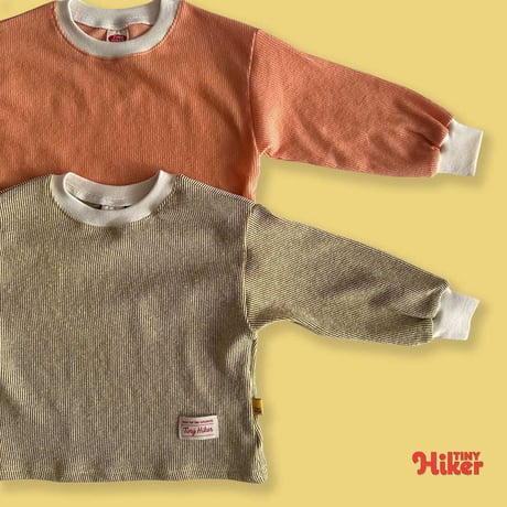 tinyhiker/21. sunny side stripe T-shirt XS-XL