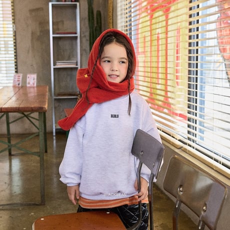 blackbean/32. penut man-to-man S-XL