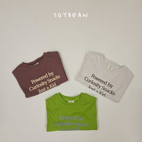 soybean/16. lettering T-shirt JS-JM