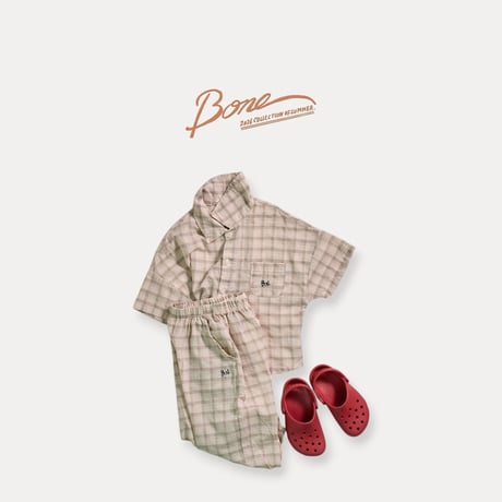 boneoune/83. retro check pants JS-JL