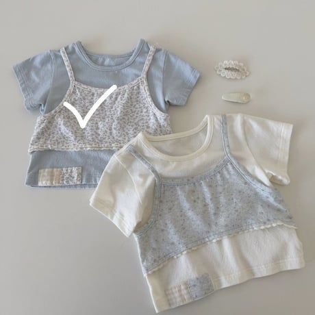 aiai/13. kozi flower T-shirt S(6M-2Y)-XL(4-5Y)