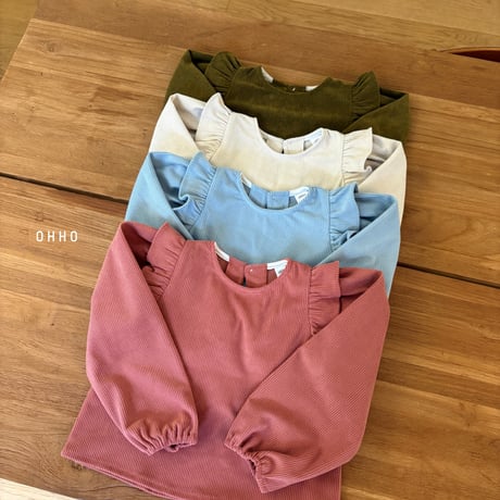 ohho/21. soft corduroy blouse S-2XL