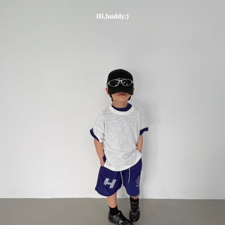 hibuddy/31. open half t T-shirt S-XL