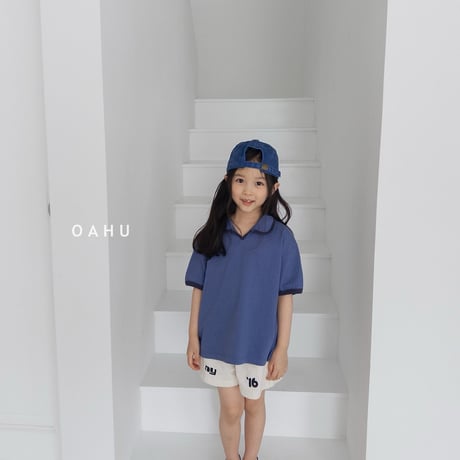 oahu/13. brick collar T-shirt S-XL