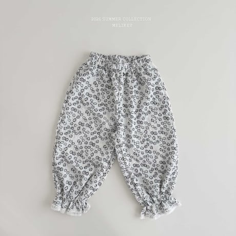 melikey/15. egg flower pants XS-XL