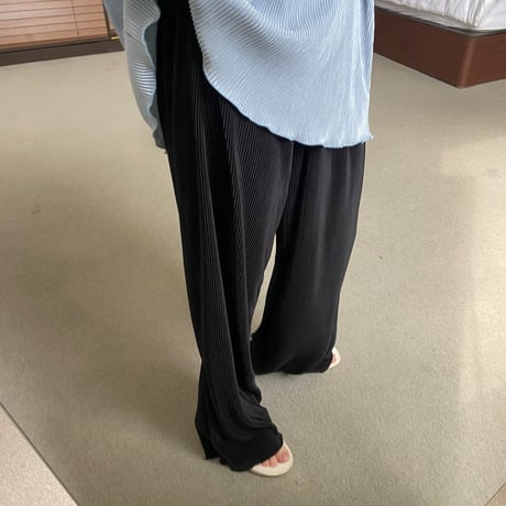 mikki/16. plitch straight pants ADULT