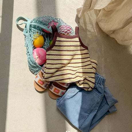 urbanrabbit/123. Bubble Stripe One-piece JS-JM