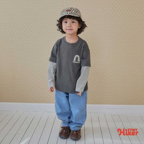 tinyhiker/24. pigment rayerd T-shirt XS-XL