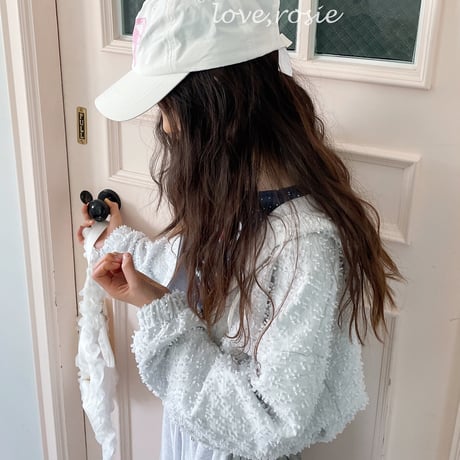 loverosie/10. popcorn hood short zipup 2XL