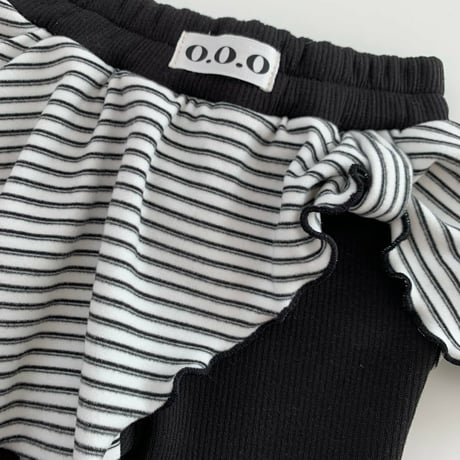 ooo/11. poto fril pants boots cut XS-XL