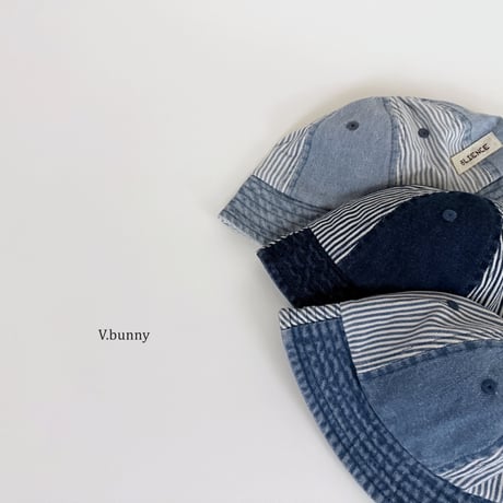 vbunny/2. mix denim hat FREE(48-52CM)