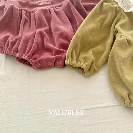 valubebe/69. embroidery velloa suit 6M-18M