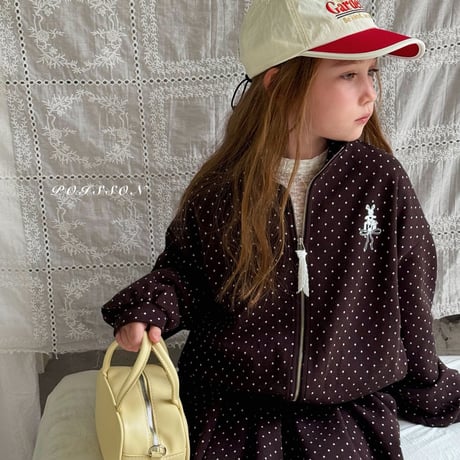 poisson/34. dot bunny ZipUp  S-XL