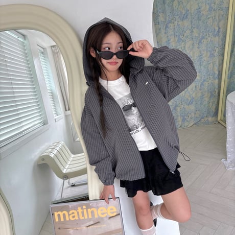 matilda/2. check hood jumper 15-19