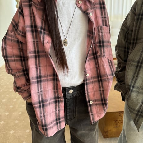 our/28. haver check shirt JS-JXL