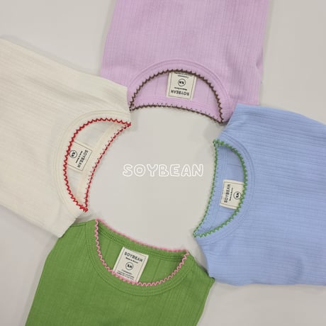 soybean/30. plan ) mello slim T-shirt JS-JM