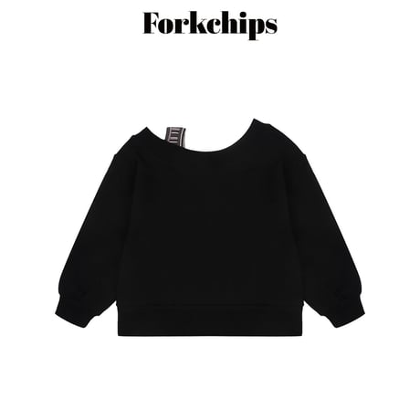 forkchips/45. glitter shorder man-to-man JS-JXL