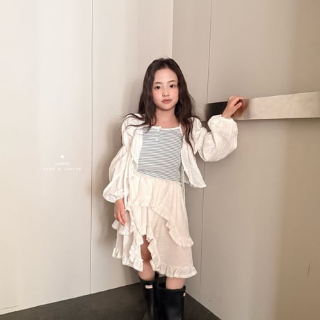 comma/206. puff cardigan 140-150