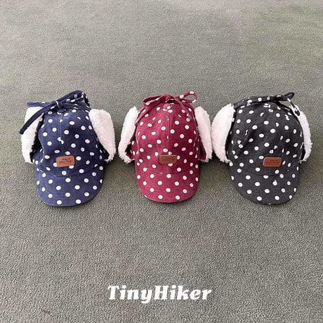 tinyhiker/38. dot ear warmer cap FREE