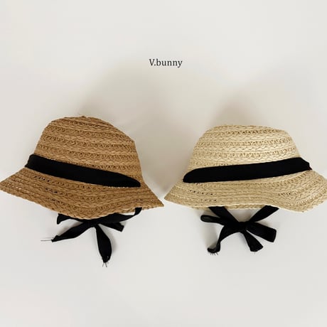 vbunny/67. black ribbon hat FREE(48-52CM)