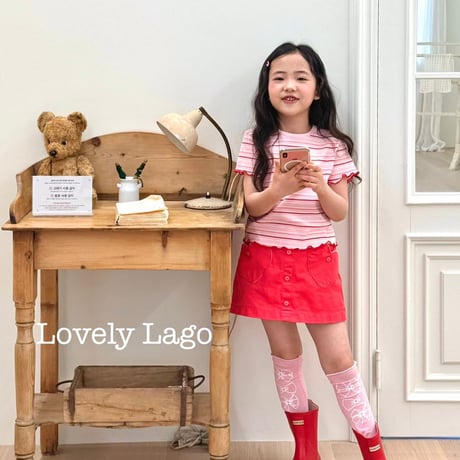 lago/4. punching ribbon T-shirt S-JS