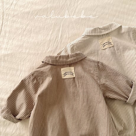 valubebe/59. stripe suit shirt 6M-18M