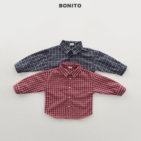 bonito/63. gimo check shirt JS-JM