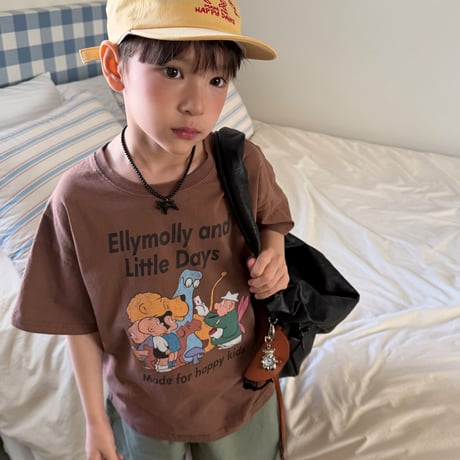 ellymolly/126. happy crew box T-shirt 13-19