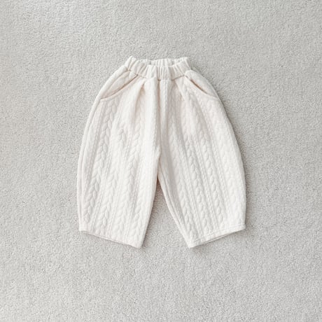 urbanrabbit/35. Cable Quilted Pants JS-JM