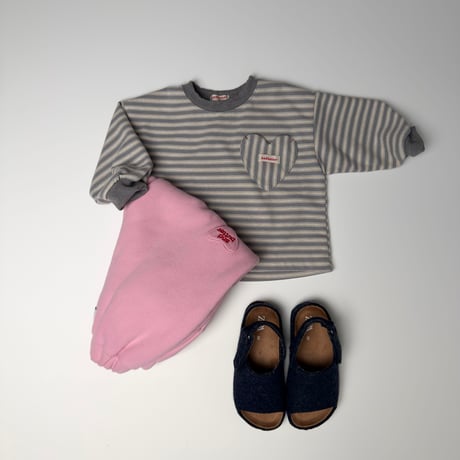 andbutter/49. Heart Pocket Tee JS-JM