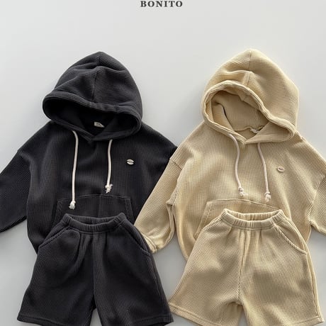 bonito/58. waffle hood set JS-JM