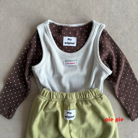 pie/23. choco dot T-shirt XS-XL