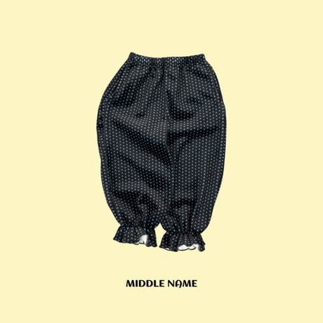 middlename/5. flower digital printing fril pants S-XL