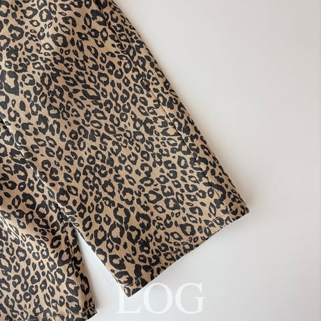 log101/16. leopard bermuda P  S-XL