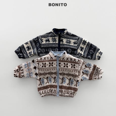 bonito/31. Nordic jumper zipup 12M-XL