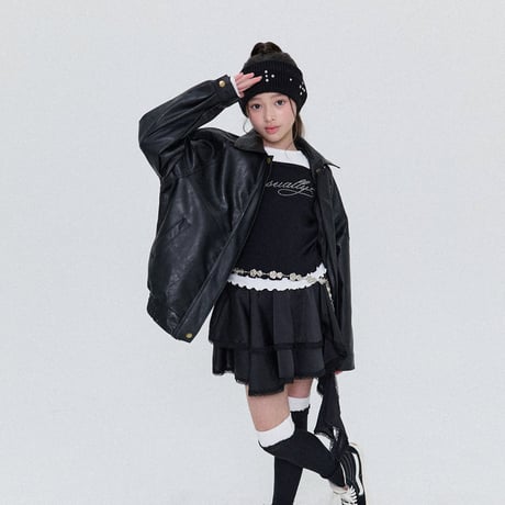 forkchips/82. ledder jacket M-XL