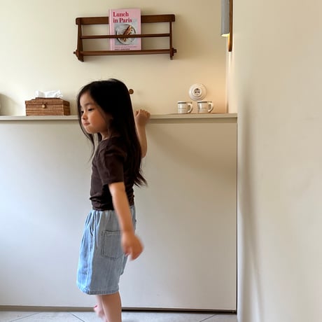 pepper/33. bodle denim half pants XS-XL