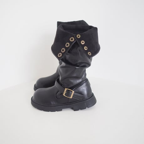 zanclover/61. curf shirring long boots 160-220