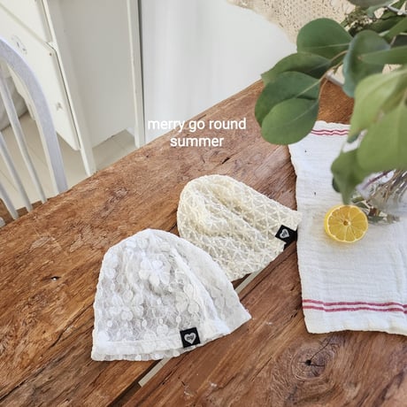 merrygoround/42. lace beanie XS-2XL